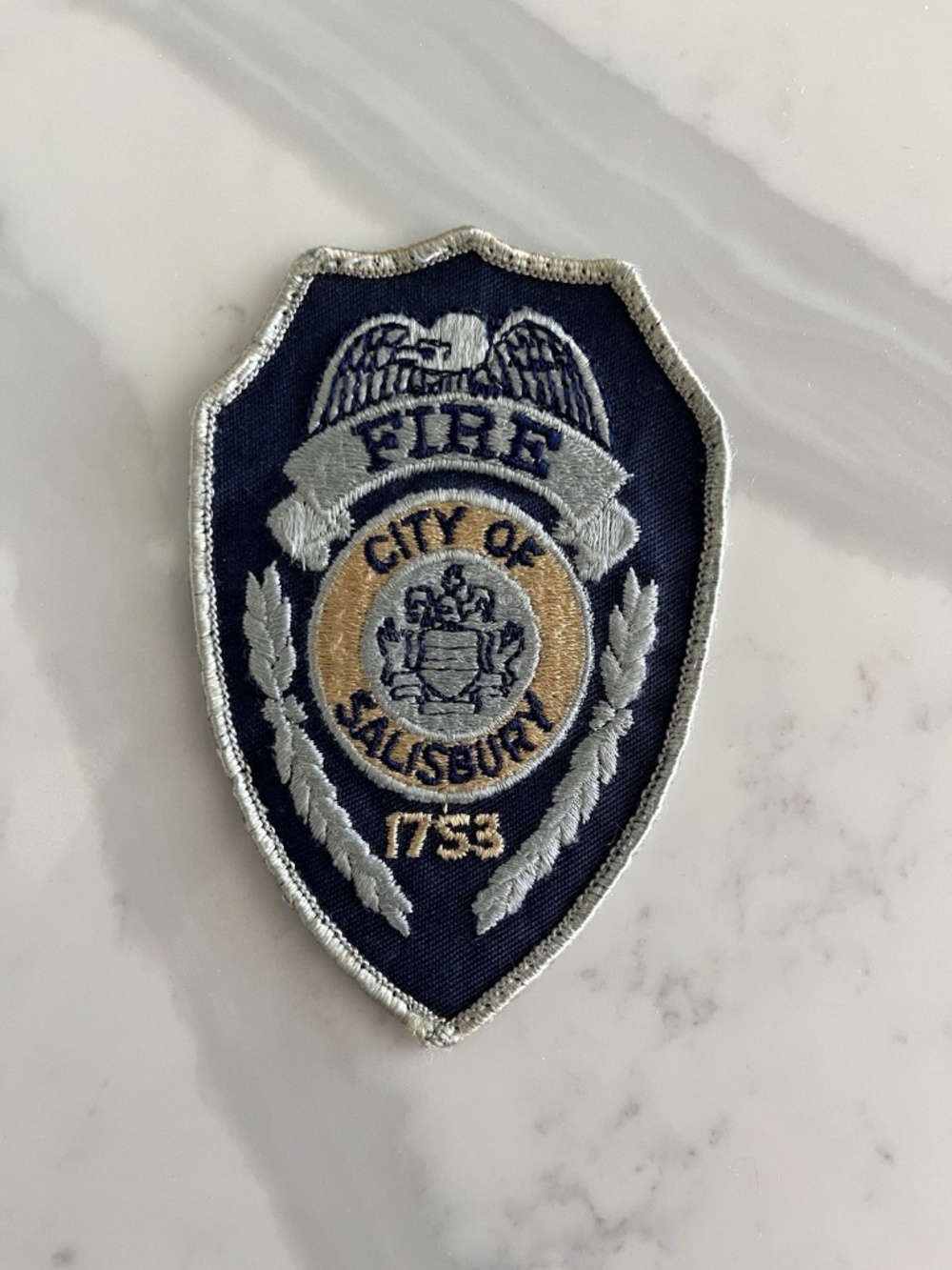 Vintage Fire City Of Salisbury North Carolina NC Patch 1753